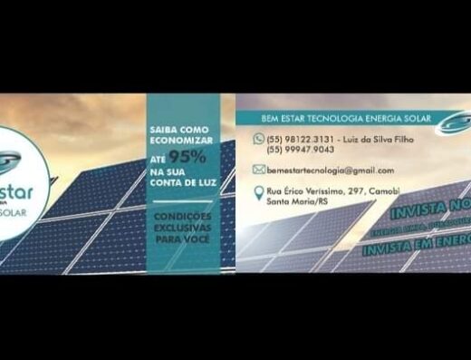 Bem Estar Tecnológia Energia Solar