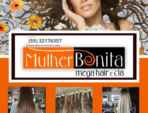 MULHER BONITA MEGAHAIR E CIA