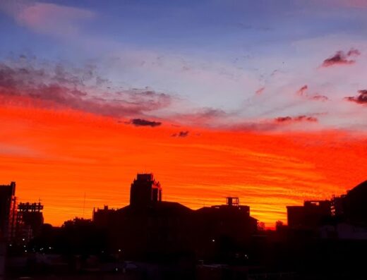 Santa Maria, crepúsculo!